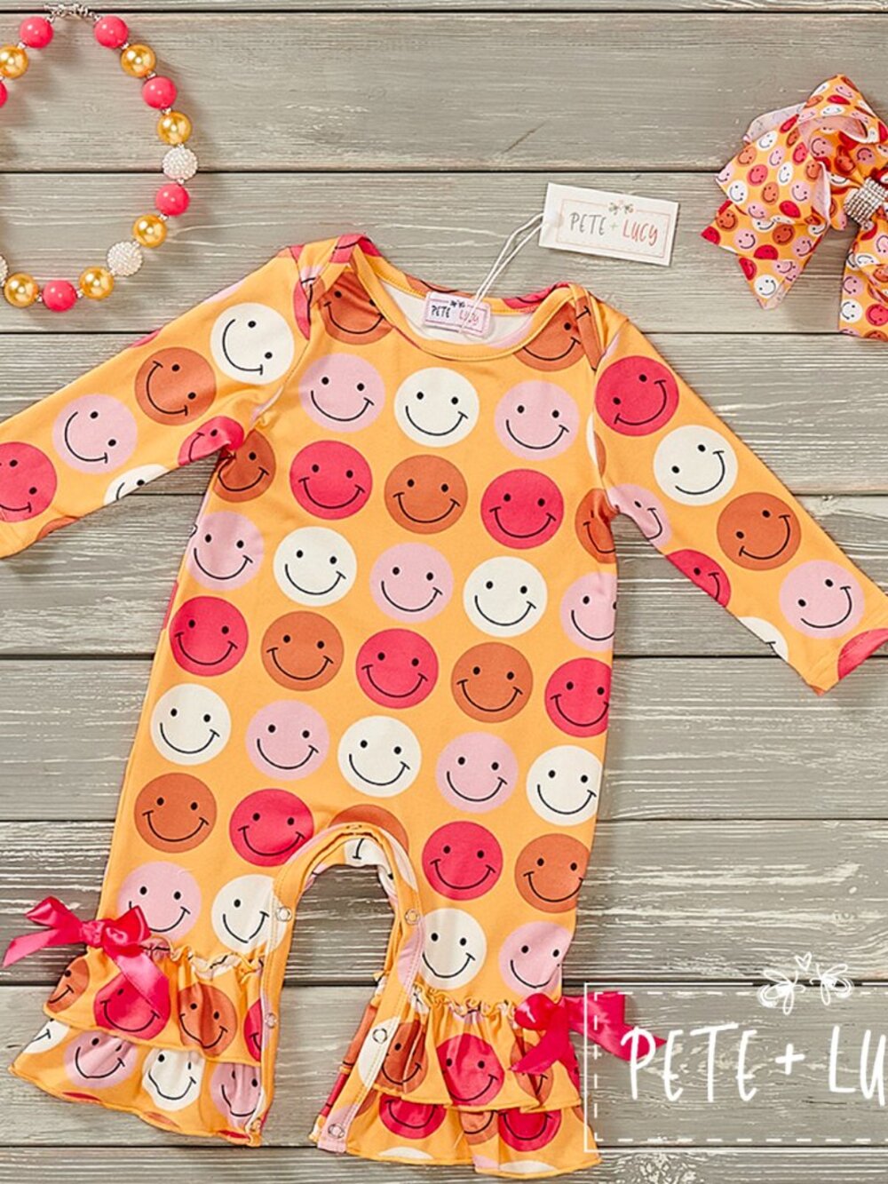 Smiley Face Romper